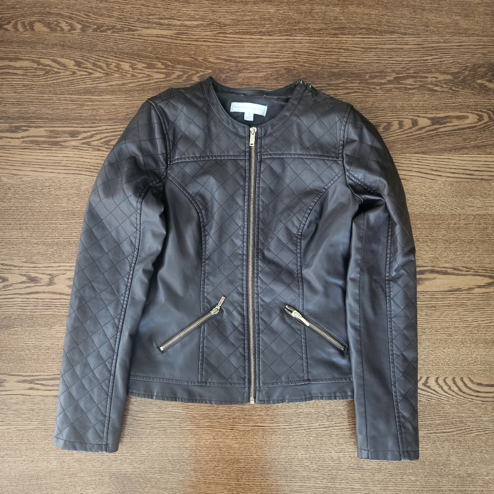 New York & Company Pleather Jacket